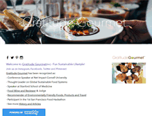 Tablet Screenshot of gratitudegourmet.com